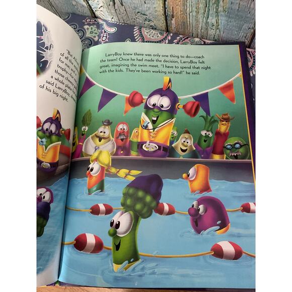 2006 Larry Boy in the Swim of Things Veggie Tales - Picture 7 of 10